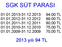 süt-parası